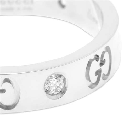 icon thin band in white gold gucci|Icon Thin 18k Ring In White Gold .